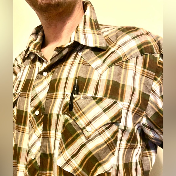 Miller Vintage Western Shirt Pearl Buttons - Picture 3 of 5